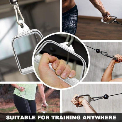 Double D Handle, Cable Machine Handle Attachments, Pull down Exercise Handles of Home Gym Accessories